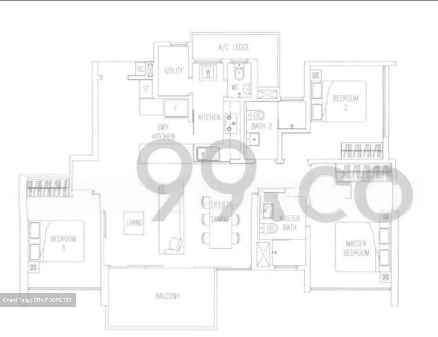 Twin Waterfalls (D19), Condominium #551144031